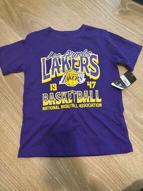NBA Los Angeles Lakers Kids Tee NWT Size S (6/7)